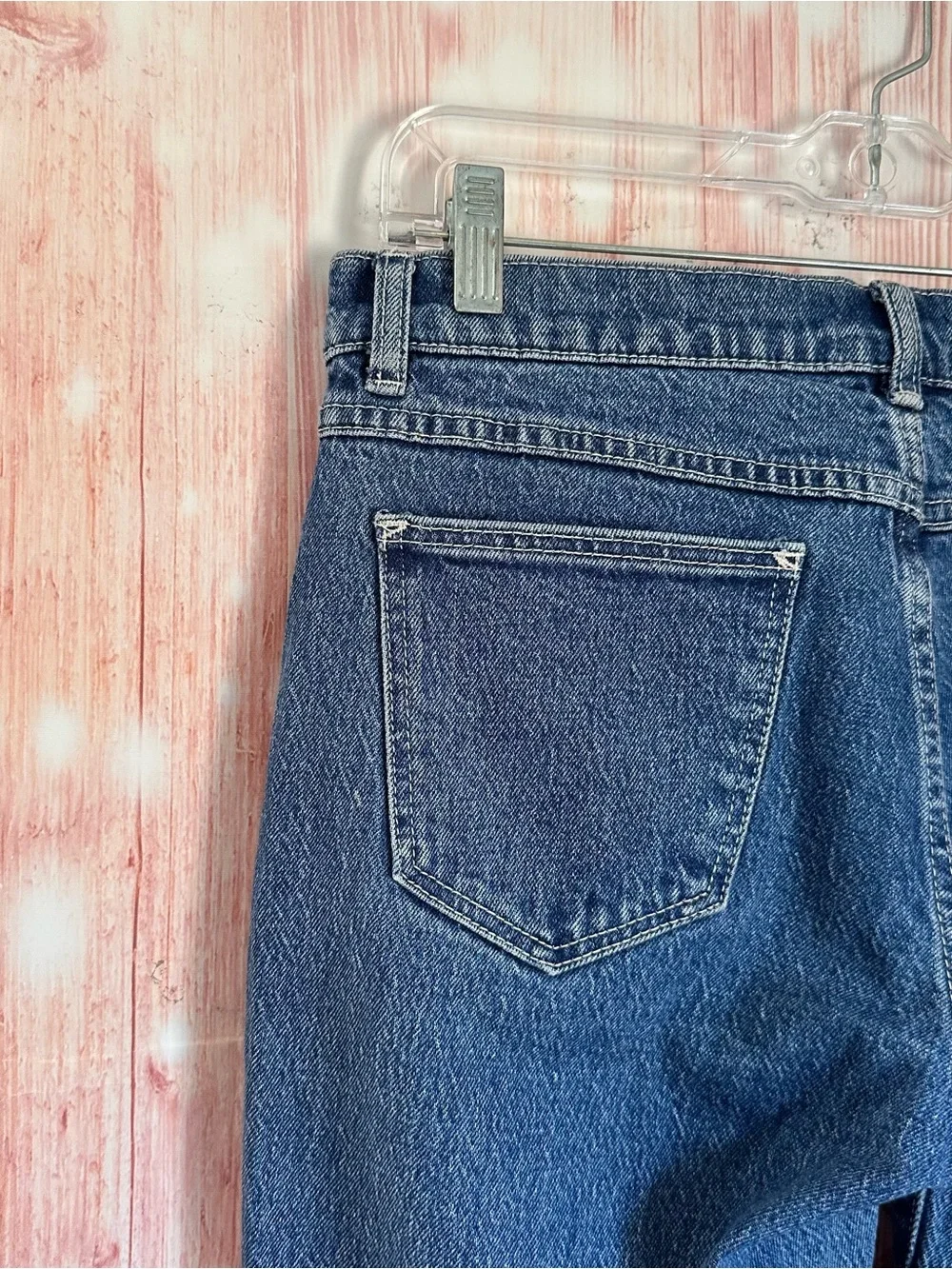 Abrand Blue 99 Low Straight Low Rise Straight Leg Jeans Size 28